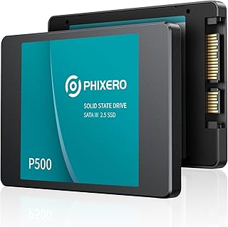 هارد SSD عالي الاداء 2.5 انش 500MB/S 1TB مثالي لاجهزة الكمبيوتر المكتبية واللابتوب والكمبيوتر الكل في واحد وترقيات الكمبيوتر | يدعم سمارت وان سي كيو وتريم وادارة الطاقة المتقدمة من فيكسيرو