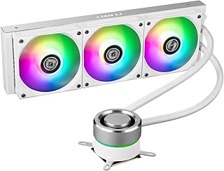 مبرد وحدة المعالجة المركزية AIO360 السائل بلون الفضاء اللوني RGB مقاس 120 ملم من ليين لي جالاهد GA360A 4-Pin