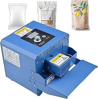 HAKgskk Automatic Continuous Sealing Machine, Plastic Bag Heat Sealer with Adjustable Bag Thickness, Electric Bag Sealer For PP And PE Plastic Bag