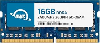 ذاكرة DDR4 SO-DIMM PC4-19200 سعة 16GB 2400MHZ من او دبليو سي متوافقة مع اي ماك 2017 27 انش مع شاشة ريتينا 5 كيه وماك ميني (اواخر 2018)