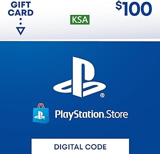 بطاقة شحن شبكة بلاي ستيشن 100 دولار، حساب PSN المملكة العربية السعودية [رمز رقمي]