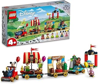 مجموعة لعبة البناء LEGO | Disney: قطار احتفال ديزني 43212؛ مجموعة بمناسبة العيد الـ100 لديزني للأطفال الذين تبلغ أعمارهم 4 سنوات أو أكثر (200 قطعة)