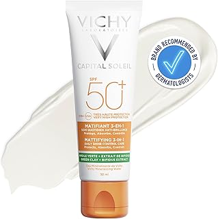 كريم واقي من الشمس كابيتال سولي 3 في 1 بعامل حماية 50 فيشي مل منفيتشي 50.0 SPF