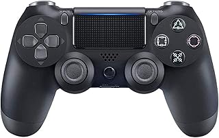 PS4 Controller Wireless Controller for PS4 Playstation 4 with Bluetooth/Vibration/Touch screen PS4 Compatible PS4/Television/Pro/PC Black من وايز فنلي أسود