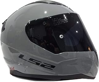 LS2 FF353 RAPID Full Face Motorcycle Helmet Motorbike Racing Sports Crash Helmet Nardo Grey with FREE Dark Visor