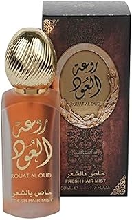 لطافة - عطر روعة العود الخاص بالشعر - او دو بارفان 50 مل، للجنسين