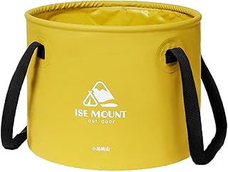 Collapsible Bucket with Handle, Portable Folding Bucket Ultra Lightweight Outdoor, Water Bucket for Camping, Travel, and Gardening and More