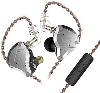 سماعة راس KZ ZS10 برو 4BA 1DD متعددة مكبرات الصوت هاي فاي اذن داخل الاذن IEM مع زر الكل في واحد اسود ميكروفون .. سلكي