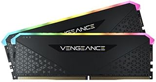 مجموعة الذاكرة من سلسلة فينجيانس® بالفضاء اللوني RGB برو 16 جيجابايت (2 × 8 جيجابايت)، DDR4 DRAM 3200MHz C16، اصدار العاب تي يو اف، من كورسير، سعة 16.0 GB