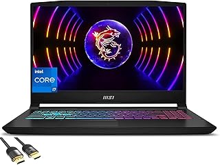 MSI لابتوب العاب كاتانا 15.6 انش FHD IPS 144Hz جيل 13 انتل 10-كور i7-13620H جيفورس RTX 4070 32GB DDR5 2TB NVMe SSD اضاءة خلفية RGB TB 4 USB-C واي فاي 6 كولر بوست 5 PDG HDMI ويندوز 11 برو