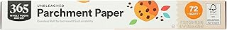 ورق برشمان غير مبيض 365 من هول فودز ماركت، 72 قدم مربع