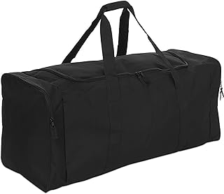 Heavy Duty Multi Pocket Durable Sports Gym Equipment Travel Duffel Bag, XL 36" Black, 36IN, Heavy-duty,uniquely