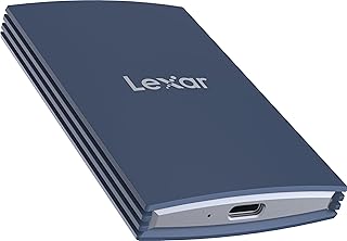 ليكسار هارد SSD محمول ارمور 700 سعة 2 تيرابايت حتى 2000 ميجابايت/ثانية، USB 3.2 الجيل 2×2، متين، مقاوم للماء والغبار IP66، متوافق مع ايفون 15 والكاميرات ووحدات تحكم الالعاب، SSD خارجي، ازرق داكن