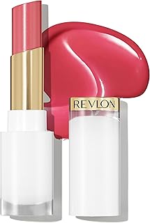 Revlon Super Lustrous Glass Shine Balm, Hydrating Tinted Lip Balm, Sheer, Glossy Shiny Finish, 006 Girly Swirly, 0.11 oz