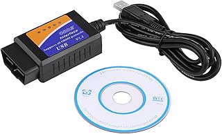 تيراساس ماسح ضوئي OBD2 USB ELM322، محول OBD2، جهاز فحص او بي دي II لفحص رمز المحرك، ادوات المسح الضوئي لبنز