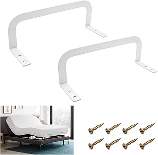 RUENXG Mattress Slide Stopper 2 Pack Non-Slip Mattress Gripper Retainer Bar Mattress Holder for Bed Frame to Prevent Sliding Mattress Holder for Bed Frame-White