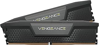 كورسير ذاكرة سطح المكتب فينجيانس DDR5 32GB (2×16GB) 6400MHz C32 انتل محسنة (تنظيم الجهد الداخلي، ملفات تعريف اكس ام بي 3.0 مخصصة، موزع حرارة الومنيوم صلب) اسود