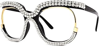 VOOGLAM Oversized Square Glasses Frame with Clear Lens for Women Fredia OX739865