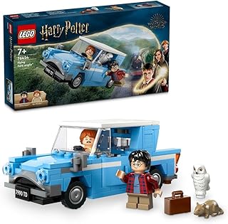 مجموعة اللعبة الخيالية سيارة فورد أنغليا الطائرة 76424من LEGO Harry Potter