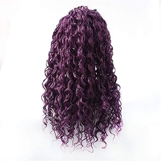 Wigs European Fashion Korean Silk Long Curly Hair Wig Hand-Woven lace Long Wave Cosplay Wig(26 Inches)