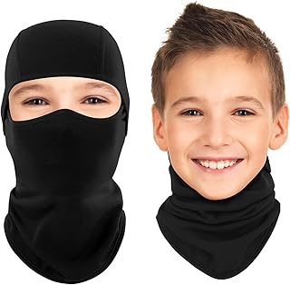 Kids Balaclava Ski Mask Cold Weather Windproof Tactical Face Mask Winter for Skiing Snowboarding Cycling