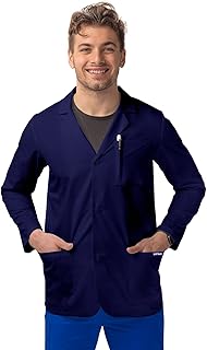 Scrub Lab Coat â€“ Unisex Labcoat For Doctors & Scientists - S8800 - Navy - 4X