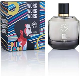 Arwen Designer Scents Work Work Work Eau De Parfum Perfume for Men with Bergamot,Sandalwood and Musk notes |Citrus & Fruity Long Lasting EDP Fragrance Scent, 100 Ml