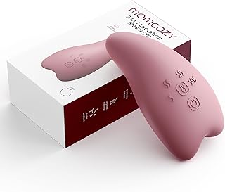 Momcozy Warming Lactation Massager Pro, 8 Vibration Modes & 4 Heating Levels, Longer-Lasting & 100s Rapid Warming Breast Massager, Quick Charging, Improves Milk Flow & Relieves Breast Engorgement