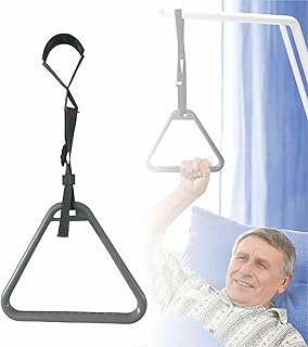 MUROCEA Bed Trapeze - Bedroom Pull-Up Handle, Bed Mobility Aid Bracket Accessories for Disabled Elderly Injured, Supports 110 lbs, 1 Pcs