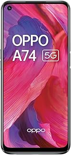 اوبو A74 5G مزدوج CPH2197 128GB 6GB RAM مفتوح من المصنع GSM فقط - (اسود سائل)، بشريحتين