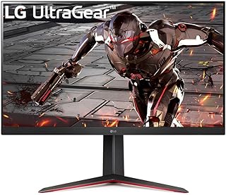 LG شاشة الترا جير QHD 32GN650 32 انش 165Hz 1 مللي ثانية HDR10 مع منفذ HDMI ومنفذ عرض وتقنية فري سينك بريميوم اسود، من ال جي , 1