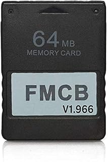 ريجيك بطاقة ذاكرة فري ماك بوت FMCB 1.953 PS2 64MB لجهاز سوني بلاي ستيشن 2، فقط قم بالتوصيل والتشغيل، تساعدك على بدء الالعاب على القرص الصلب او قرص USB