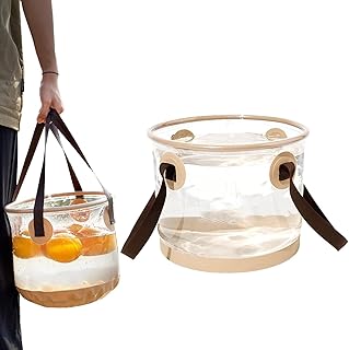 Foldable Bucket | Lightweight Water Container | Outdoor Camping Folding Water Storage Bucket Travel Portable Basin