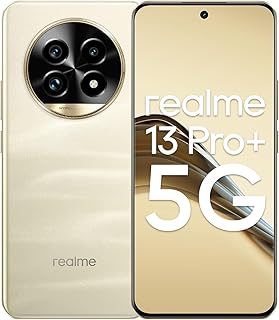 Realme 13 Pro+ Dual-SIM 512GB ROM + 12GB RAM (GSM Only | No CDMA) Factory Unlocked 5G SmartPhone (Monet Gold) - International Version