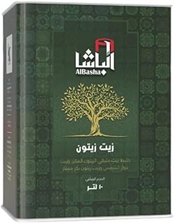 مزيج زيت زيتون مكرر وزيت زيتون بكر ممتاز من الباشا - 10 لتر، أصفر