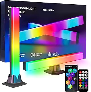 شريط اضاءة RGB من ماسادو، شريط اضاءة LED RGB اي سي ومزامنة الموسيقى الذكية، اضاءة محيطة تعمل بمنفذ USB، اضاءة خلفية للالعاب متغيرة الالوان بجهاز تحكم عن بعد، لغرفة الكمبيوتر والمكتب