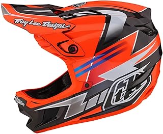 Troy Lee Designs D4 Carbon Full Face Mountain Bike Helmet for Max Ventilation Lightweight MIPS EPP EPS Racing Downhill DH BMX MTB - Adult Men Women