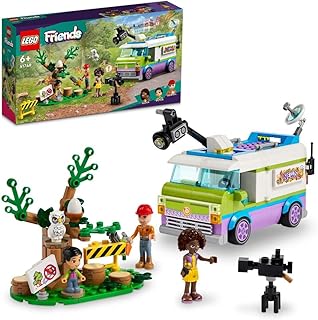 مجموعة شاحنة غرفة الأخبار 41749 من LEGO Friends؛ مع الملحقات حتى يتمكن الأطفال بعمر +6 من التظاهر بتقديم الأخبار (446 قطعة)