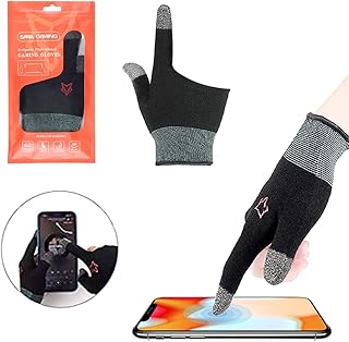 Professional Gaming Finger Sleeves Glove For All Mobile Video Games, Highly Sensitive For Better Gaming Experience Made Of Nano Silver Fiber Material Which Is Anti Slip Sweatproof And Breathable