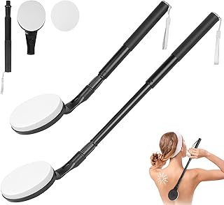 Lotion Applicator for Back, 25.7” Telescopic Back Lotion Applicator, Back Lotion Applicators for Your Back, Easy Reach and Washable, Back Self Tanner Applicator