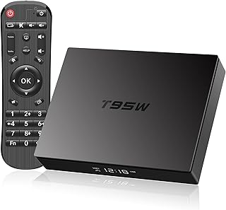 وحدة تحكم ذكية T95W 11.0 4GB 32GB تي في بوكس يدعم 4K واي فاي مزدوج 2.4G/5.0G اندرويد S905W2 مع HDR10 بلوتوث 4.0 USB 2.0/3.0 ايثرنت ثلاثي الابعاد من سوجمور