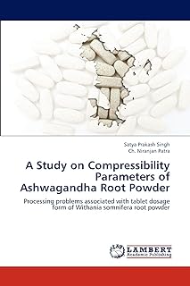 A Study on Compressibility Parameters of Ashwagandha Root Powder