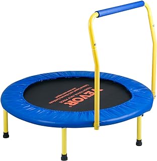 'VEVOR 3FT Trampoline 36'' Trampolines Indoor/Outdoor Trampoline for Toddlers, Foldable Mini Baby Trampoline with Foam Handle, Recreational Trampoline Birthday Gift'