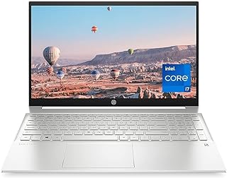 HP لابتوب بافليون 15، معالج انتل كور i7-1165G7 الجيل 11، ذاكرة RAM 16GB، تخزين SSD 512GB، شاشة FHD IPS مايكرو ايدج، ويندوز 11 برو، تصميم مضغوط، عمر بطارية طويل