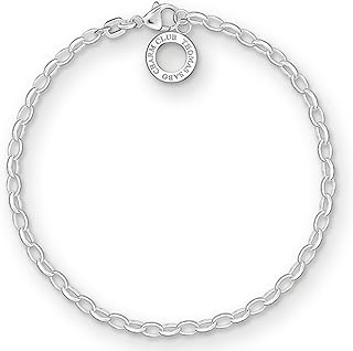 Classic Charm Club X0163-001-12 Women's Charm Bracelet 925 Sterling Silver