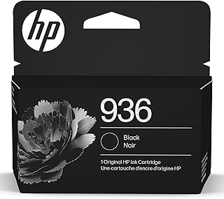 HP خرطوشة حبر سوداء 936 | تعمل من سلسلة اوفيس جيت 9120، اوفيس جيت برو 9110، 9120، 9130، سلسلة اوفيس جيت برو واسعة التنسيق 9730 | مؤهلة للحبر الفوري | 4S6V2LN