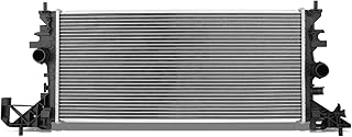 dna موتورينغ رادياتير من الالومنيوم بصف واحد من OEM-RA-13620 متوافق مع كروز 2016-2019، عرض 26-3/4 انش × ارتفاع 12 انش × عمق 1 انش، مدخل 1-1/2 انش / مخرج 1-1/2 انش