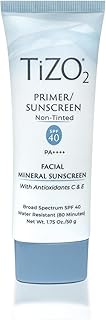 واقٍ شمسي معدني للوجه غير ملون من تيزو 2 بمعامل حماية 40، 1.75 اونصة، 40 SPF، 1.75 أونصة سائلة