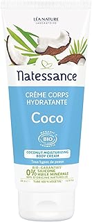 Natessance - Coconut Moisturizing Body Cream - Body Care - Certified Organic Cosmos Organic - 100% Vegetable Tube 200ml