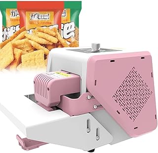 Xhklwsry 300W Automatic Continuous Sealing Machine with Adjustable Bag Thickness, Plastic Bag Impulse Sealer, Sealer Electric Bag Sealer for Household Commercial Packaging Food,Pink(Pink)